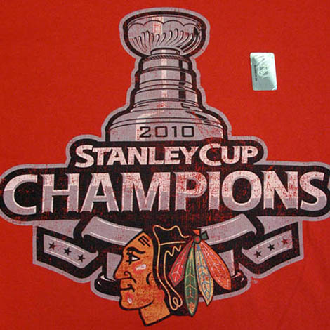 Chicago Blackhawks championship shirts printed here at Shirts Our Business back in 2010.