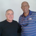 Ron Weiss and Ferguson Jenkins at Shirts Our Business